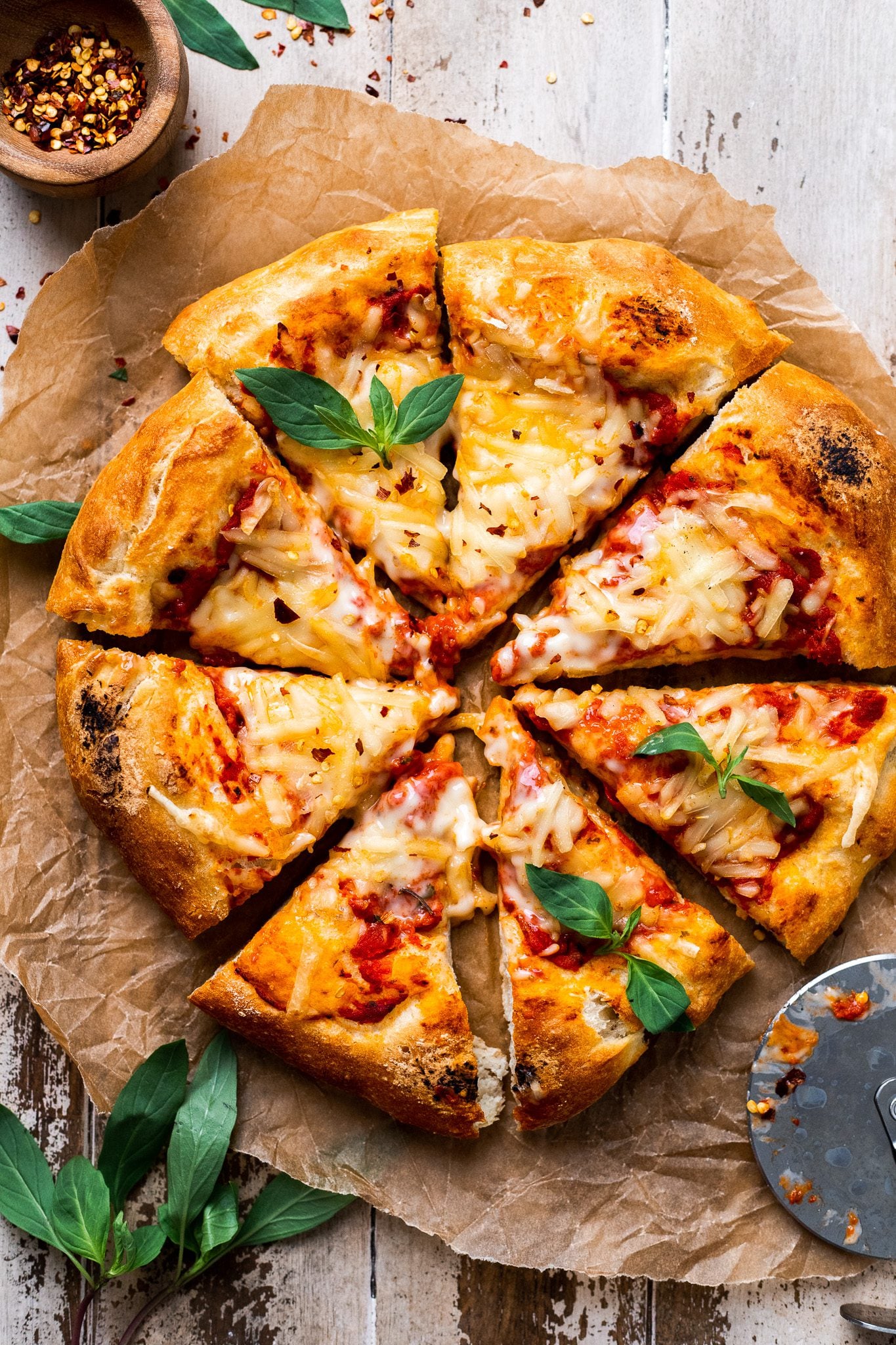 Homemade Easy Vegan Pizza (Vegan Pizza Dough Recipe + Toppings!) | The
