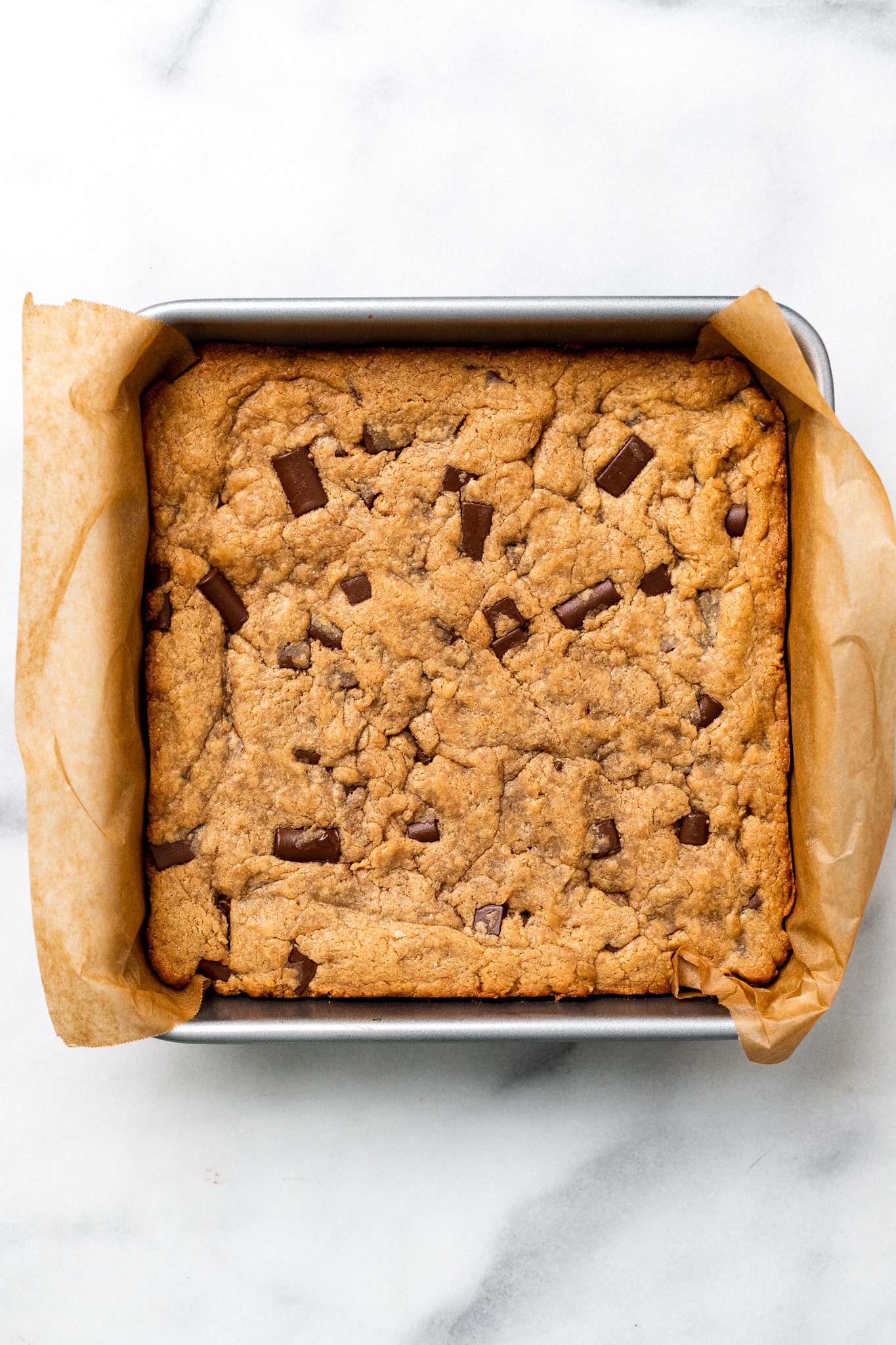 Molten One Bowl Vegan Peanut Butter Blondies The Banana Diaries