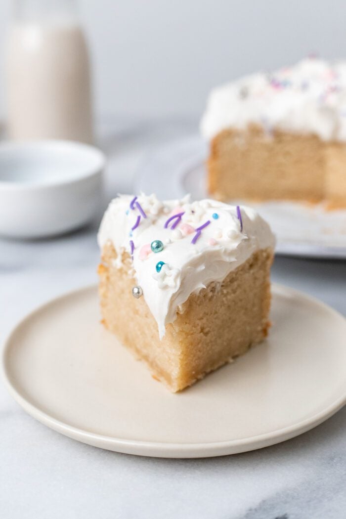 Mini Vanilla Cake Recipe - Easy Mini Cake Recipe! - Chenée Today