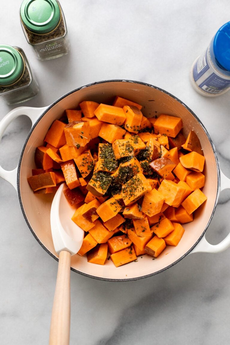 How to make Crispy Roasted Sweet Potatoes in the Oven (EASY!) The