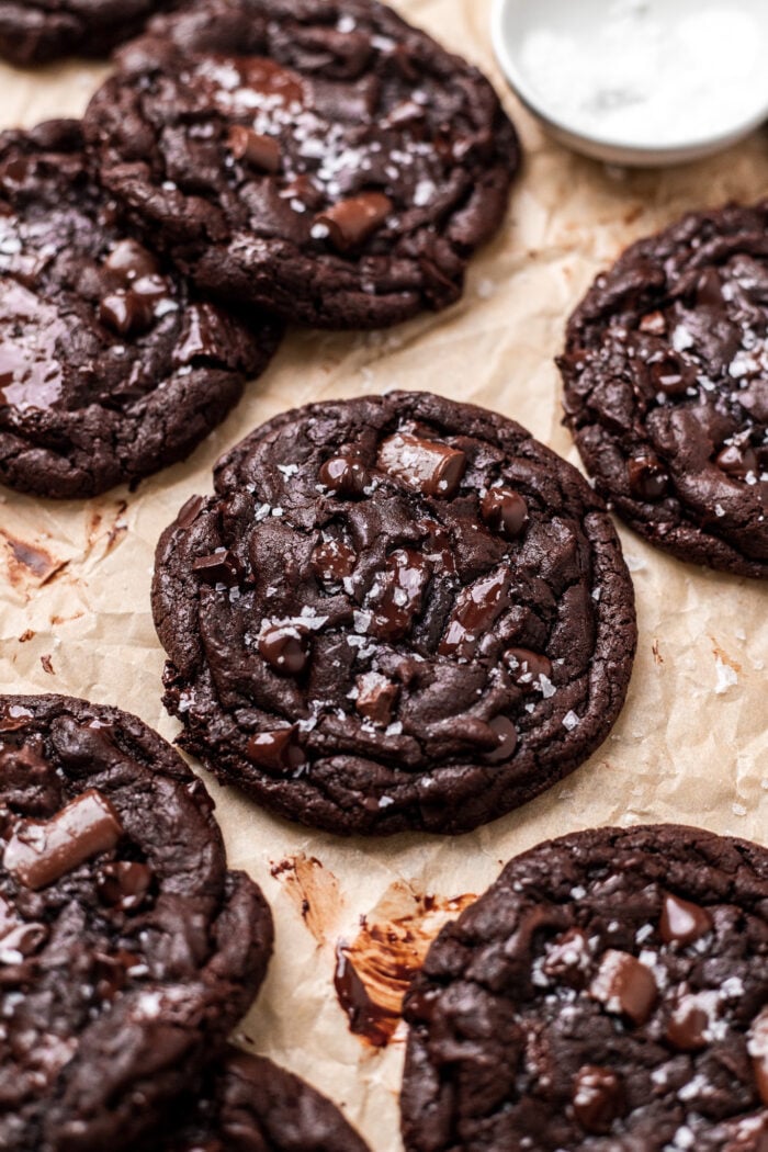 Easy Double Chocolate Chunk Cookies Recipe