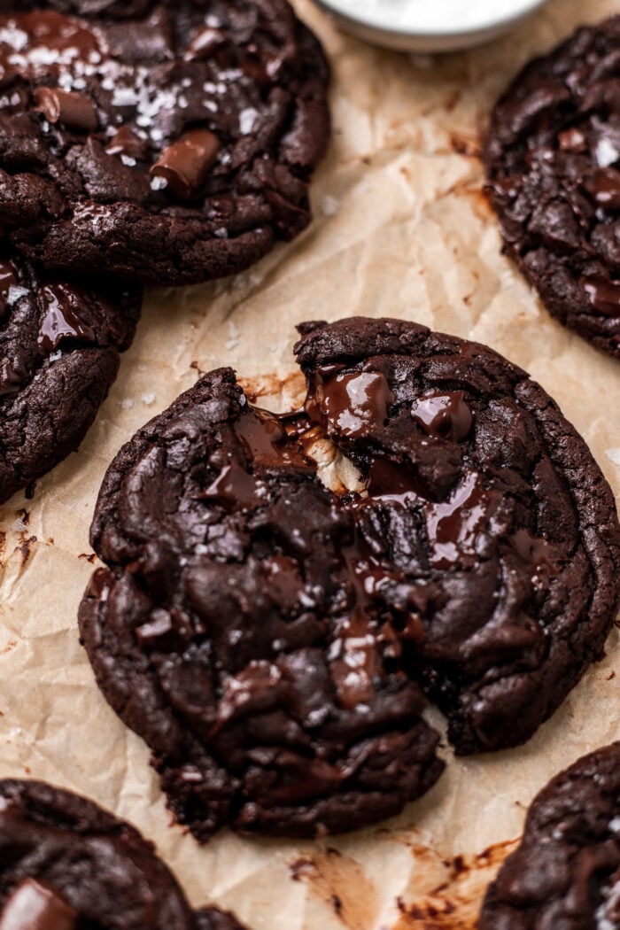 Easy Vegan Double Chocolate Chip Cookies (No Chill Cookie Dough!)