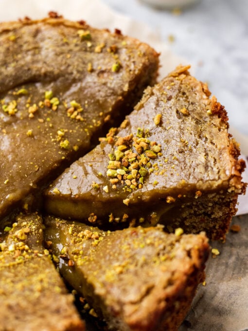 Ooey Gooey Vegan Pistachio Butter Cake The Banana Diaries