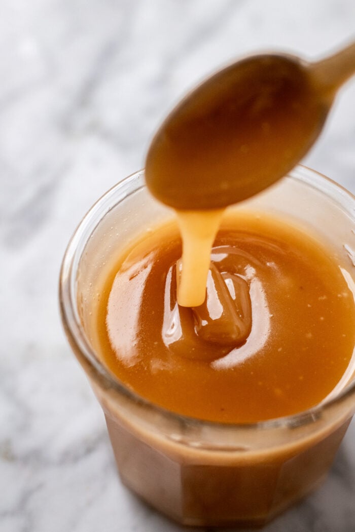 The Best Vegan Caramel Sauce - The Little Blog Of Vegan