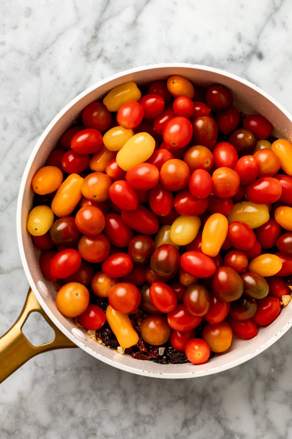 Fresh 4 Ingredient Homemade Cherry Tomato Sauce Recipe | The Banana Diaries