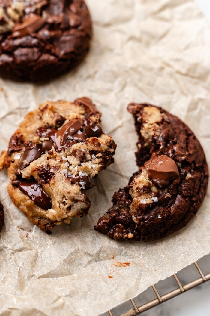 Brooke cookie broken open