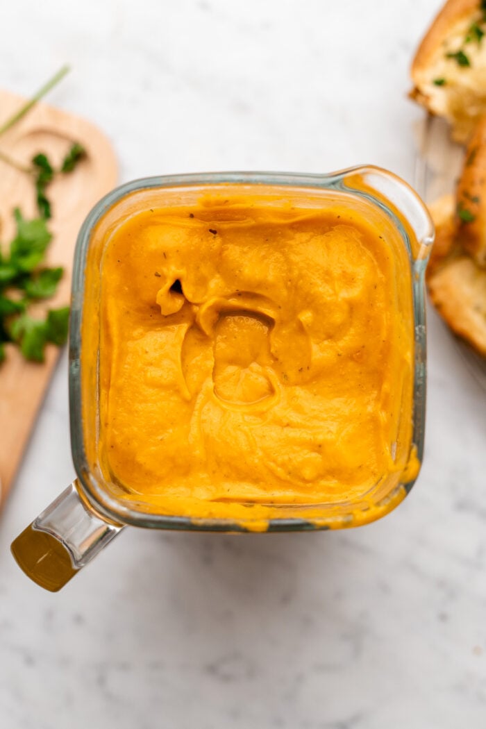 blended vegan soup