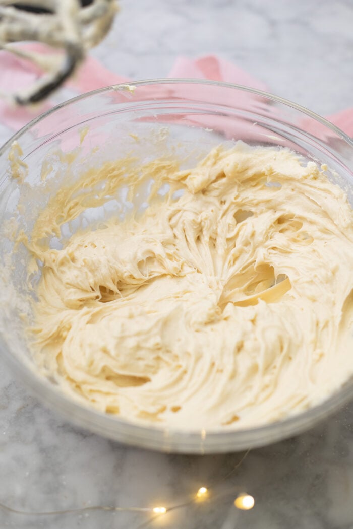 making the sugar cookie dough