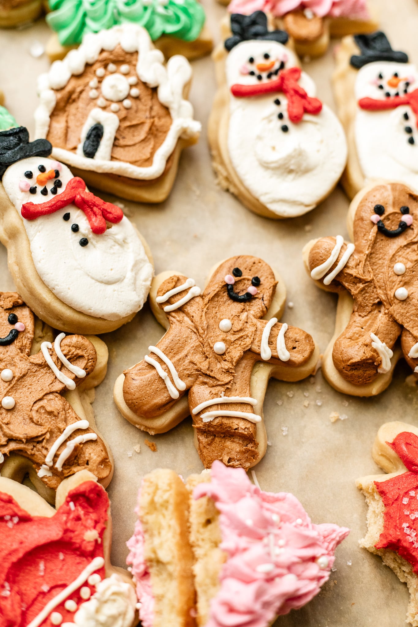 Soft Baked Frosted 'Cream Cheese' Sugar Cookies - No eggs, Dairy ...