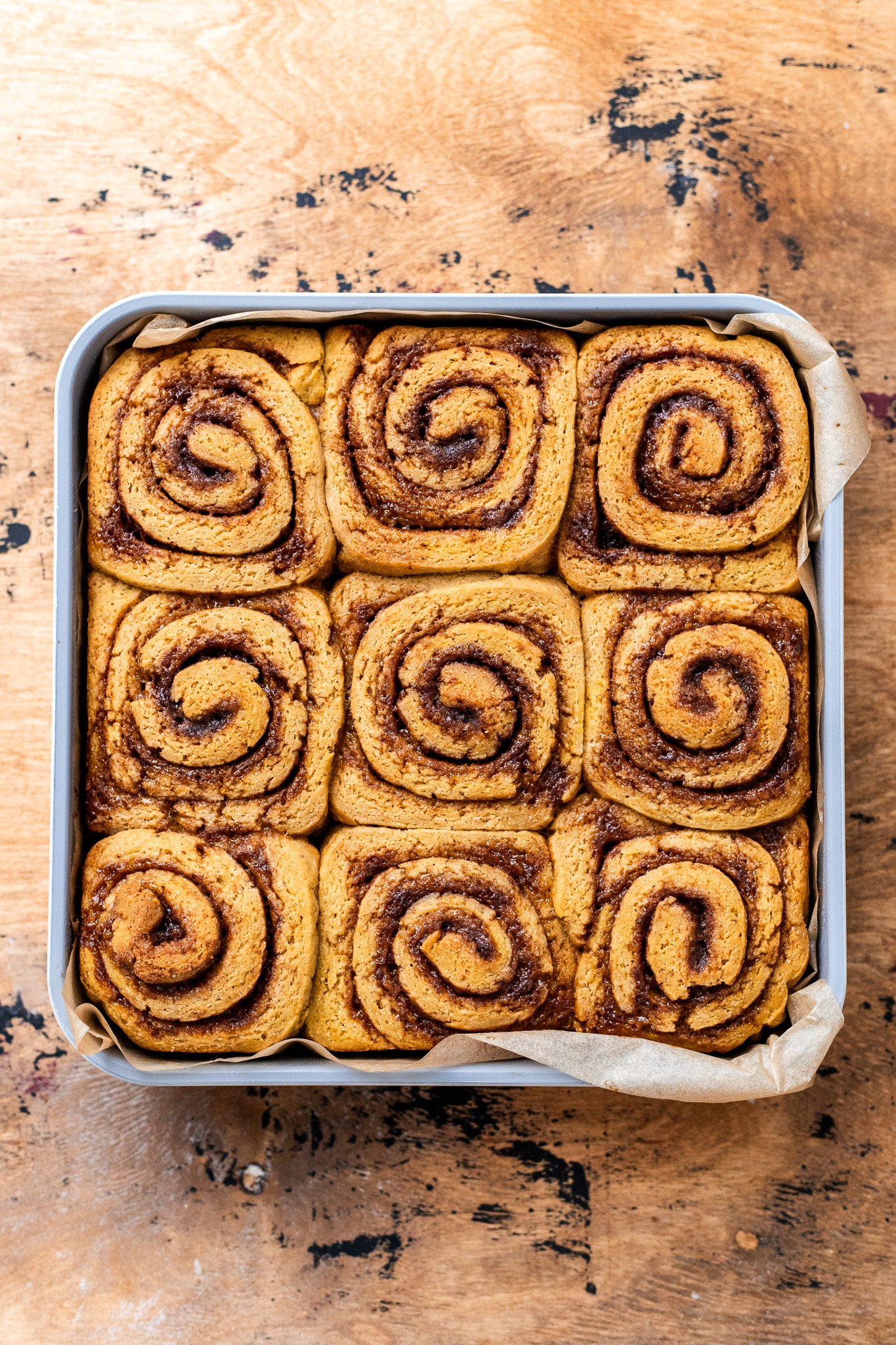 Ultra Soft Gluten Free Pumpkin Cinnamon Rolls No eggs! The Banana