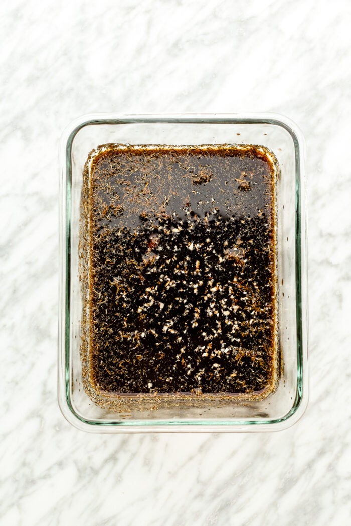 marinade in container