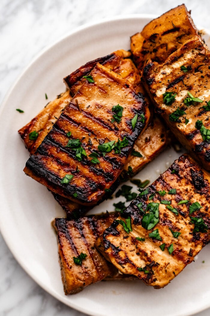 plated tofu