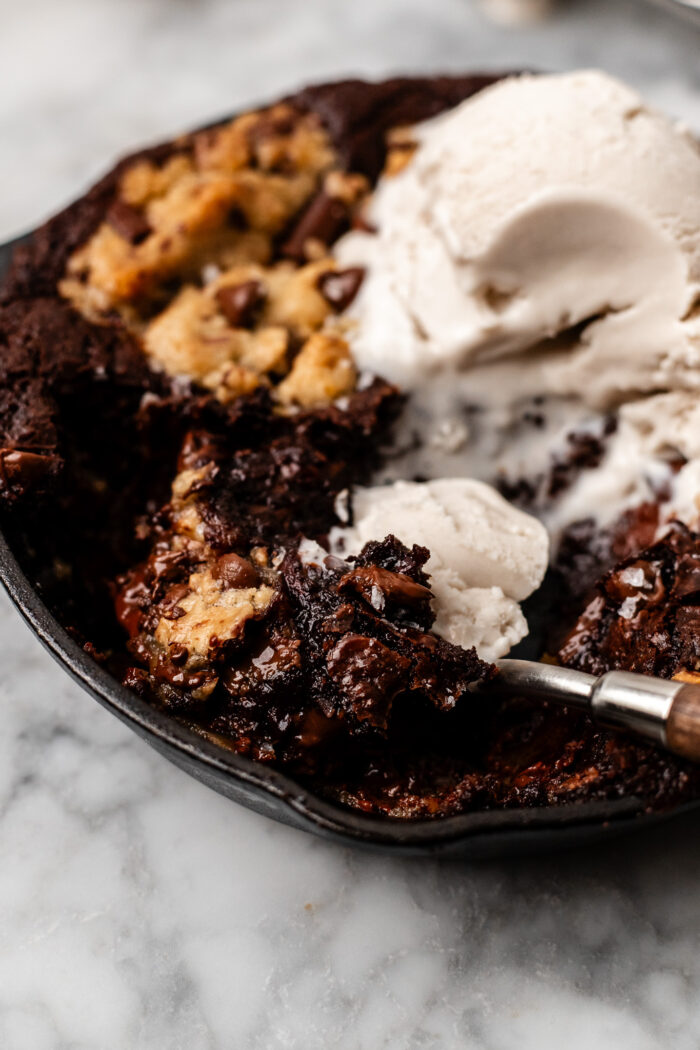 scooped cookie skillet