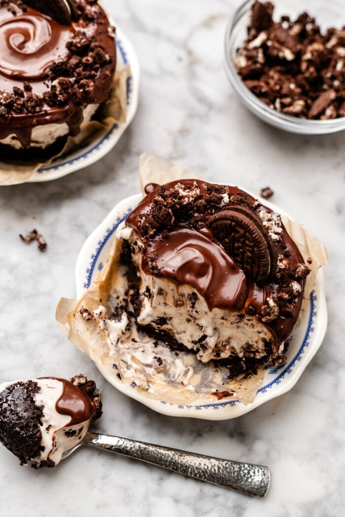 bitten mini oreo cheesecakes