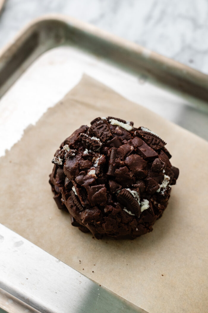 cookie before baking