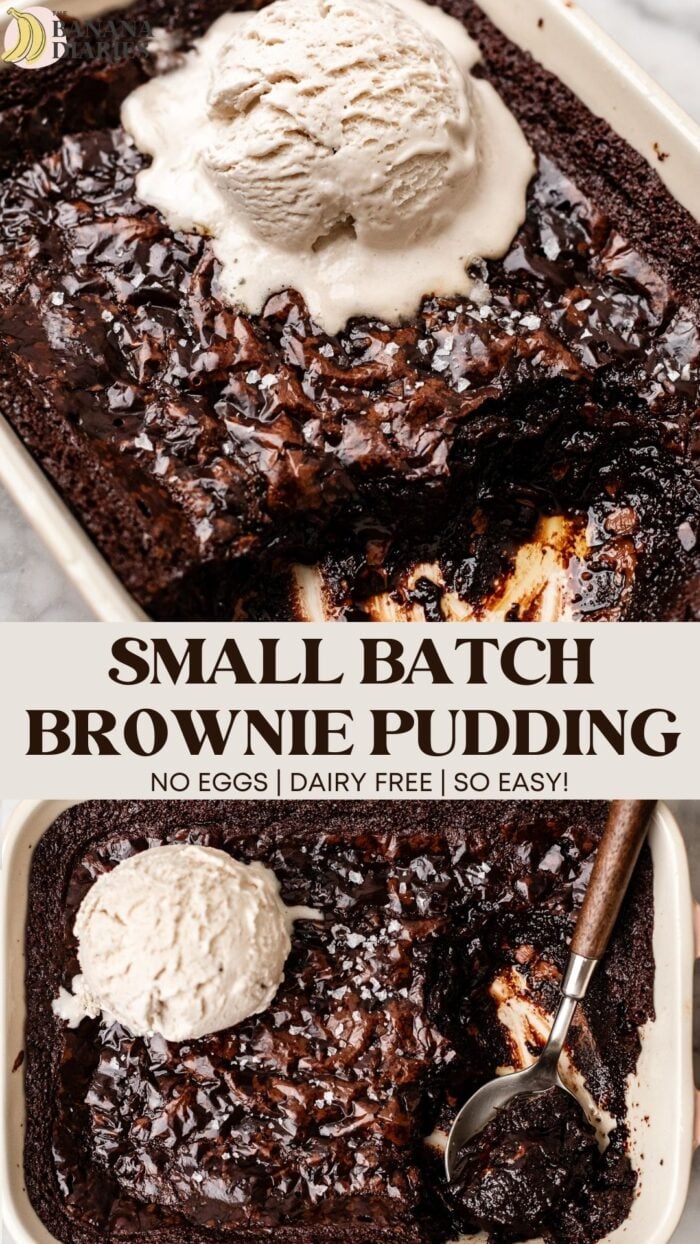 brownie pudding pinterest pin