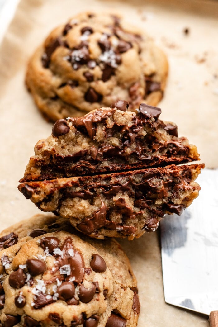broken open cookie