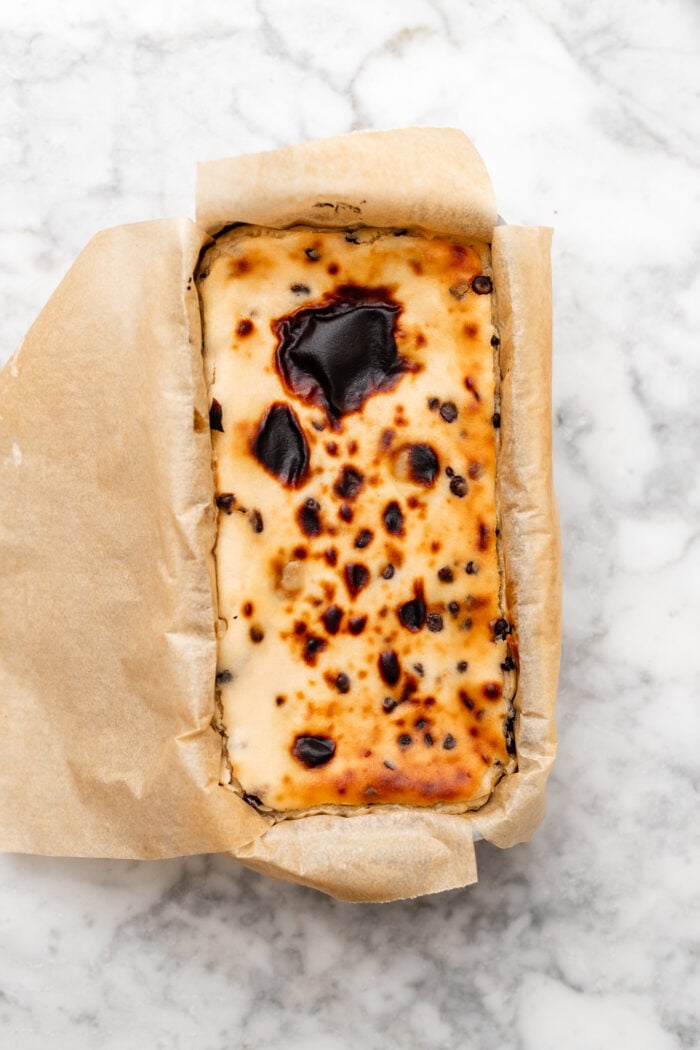 baked cookie dough cheesecake