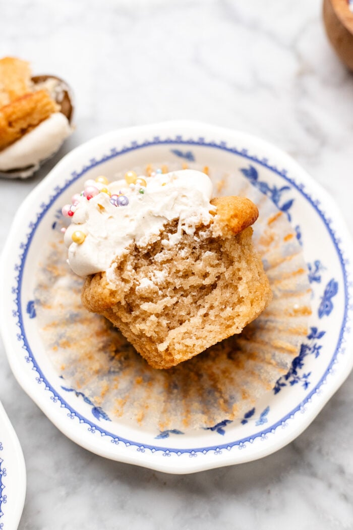 bitten small batch vanilla cupcake