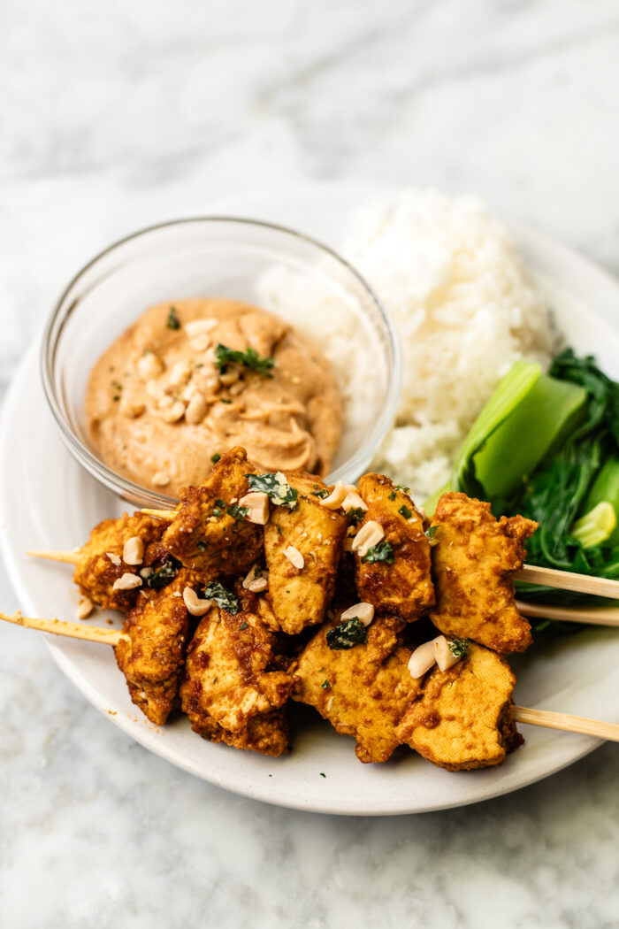 plat bof tofu satay