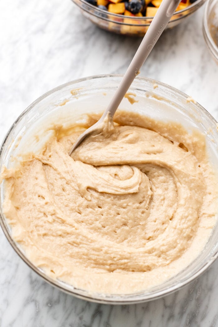 making the batter