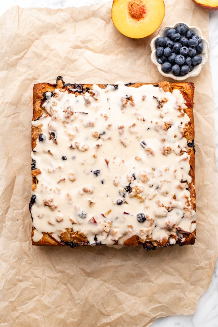 glazed fritter cake
