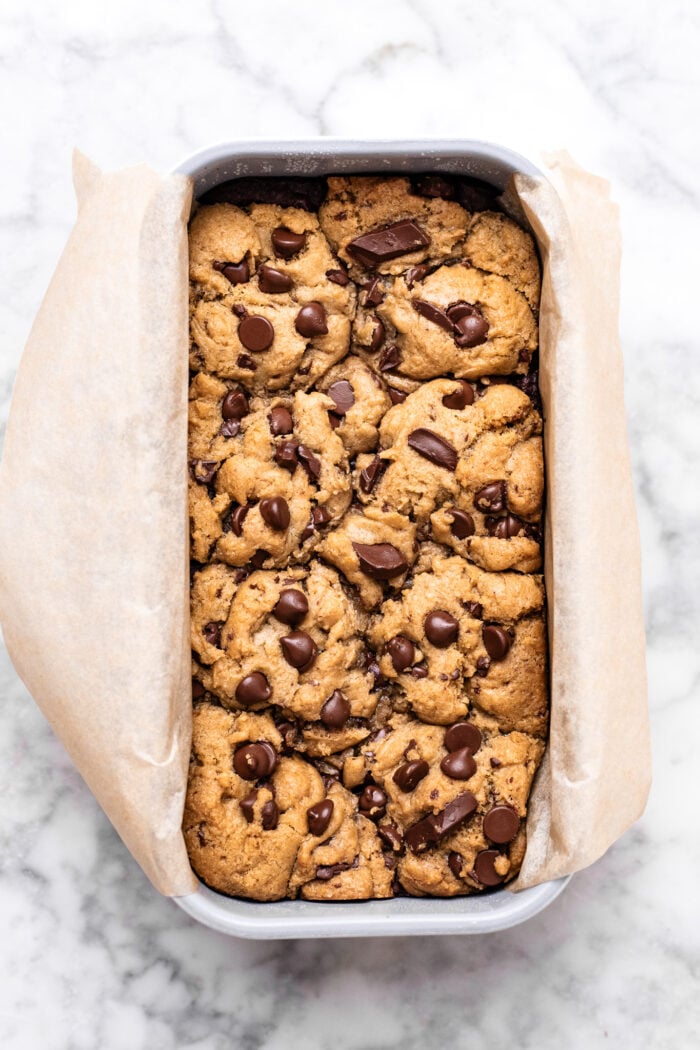 brookies after baking