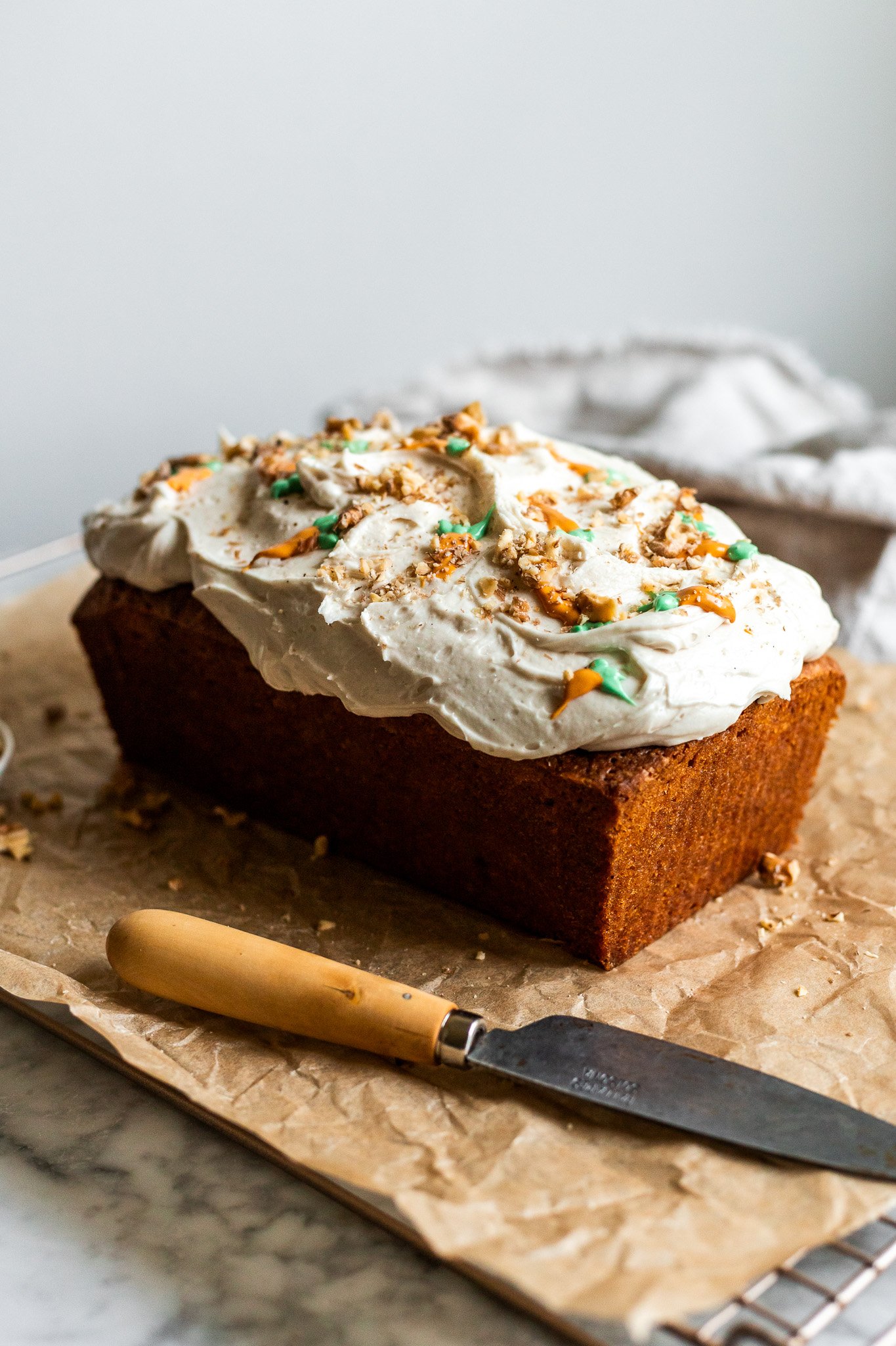 One Bowl MOIST Vegan Carrot Cake Loaf Recipe | The Banana Diaries