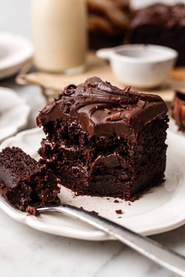 bitten vegan chocolate zucchini cake
