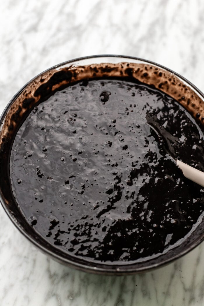 chocolate zucchini bread batter