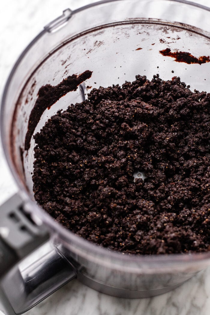 making the date brownies