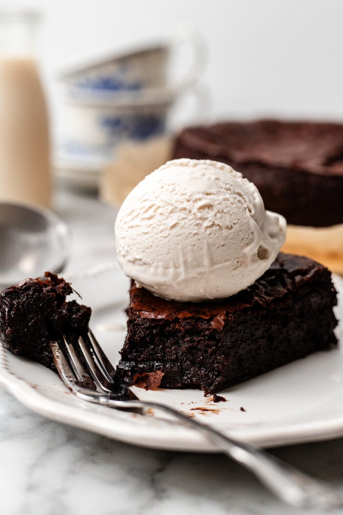 bitten vegan chocolate cake