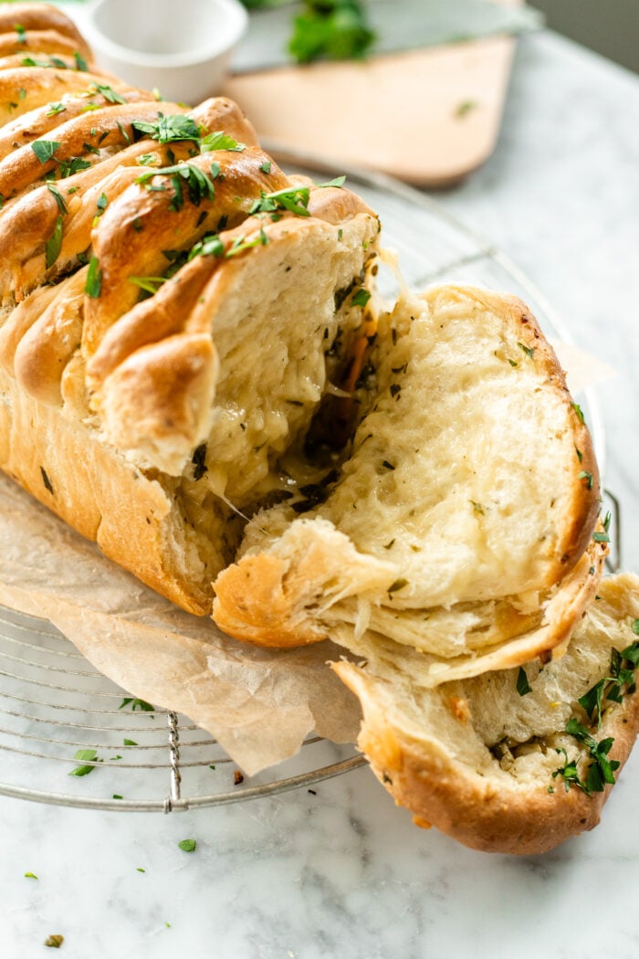 cheesy pull apart bread