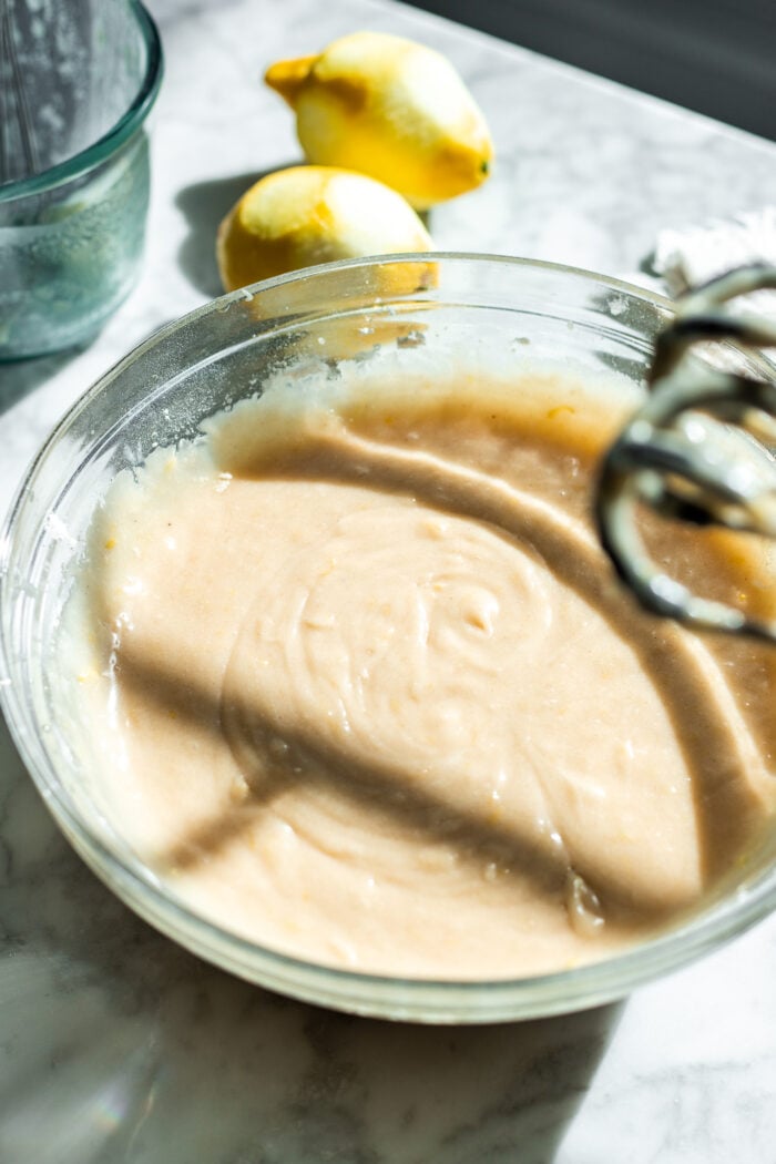 lemon brownie batter