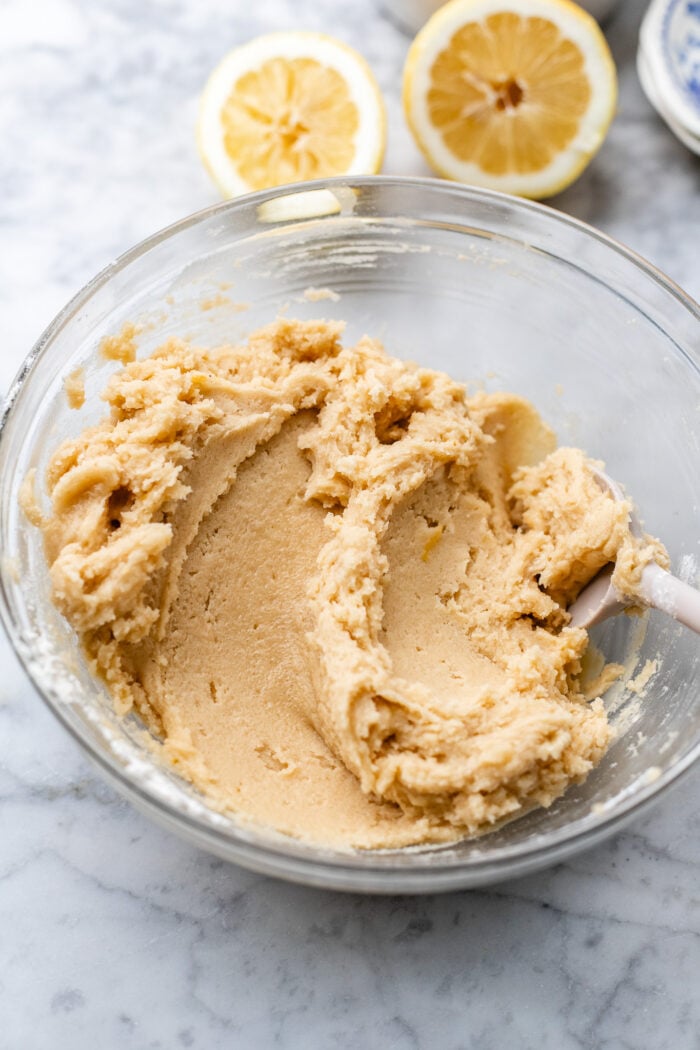 lemon sugar cookie dough