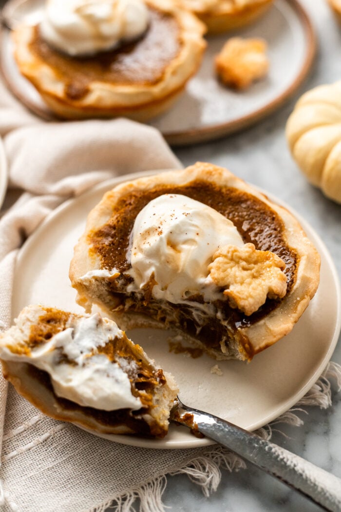 Instant Pot Mini Pumpkin Pies - DadCooksDinner