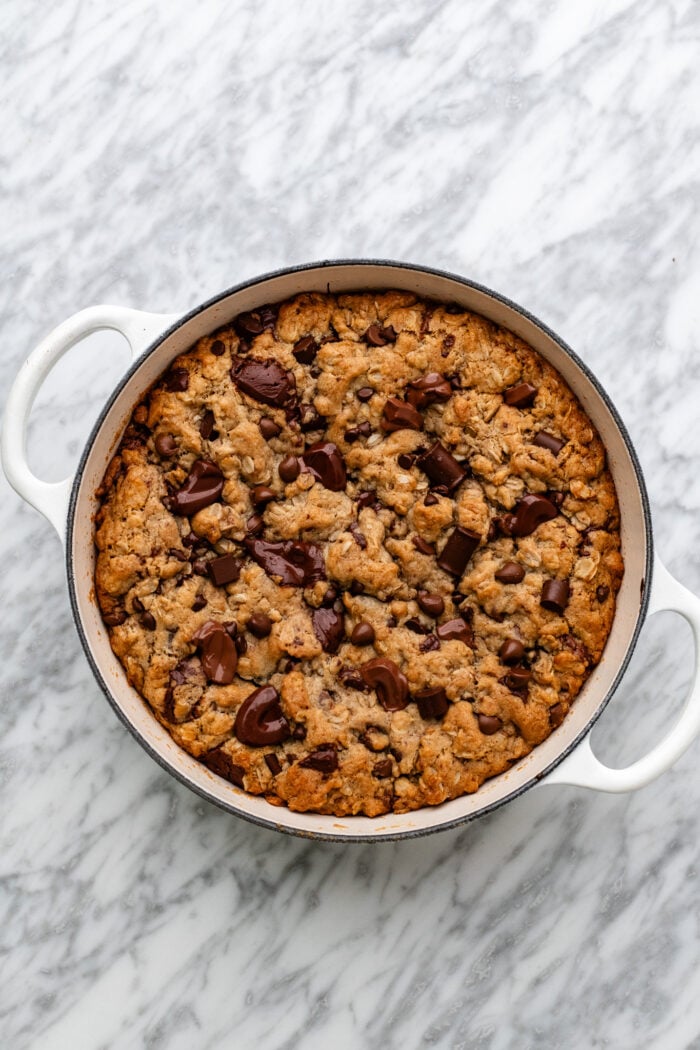 cookie skillet after baking