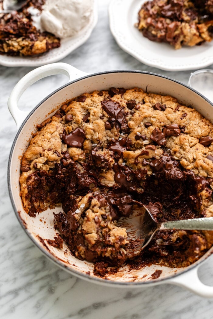 scooped cookie skillet