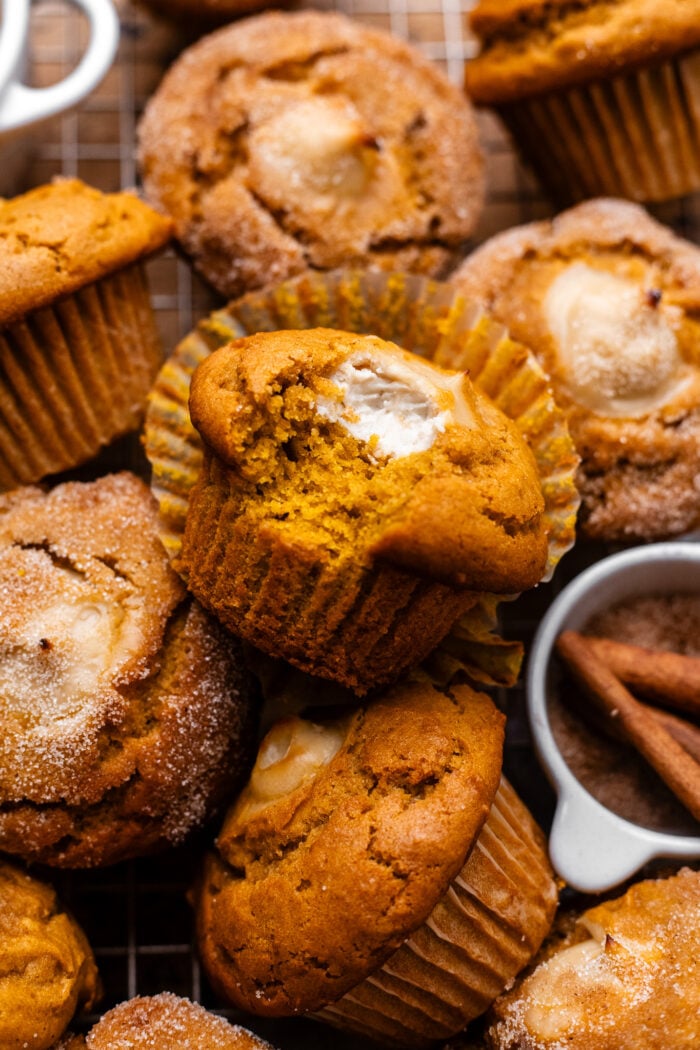 bitten vegan pumpkin muffin
