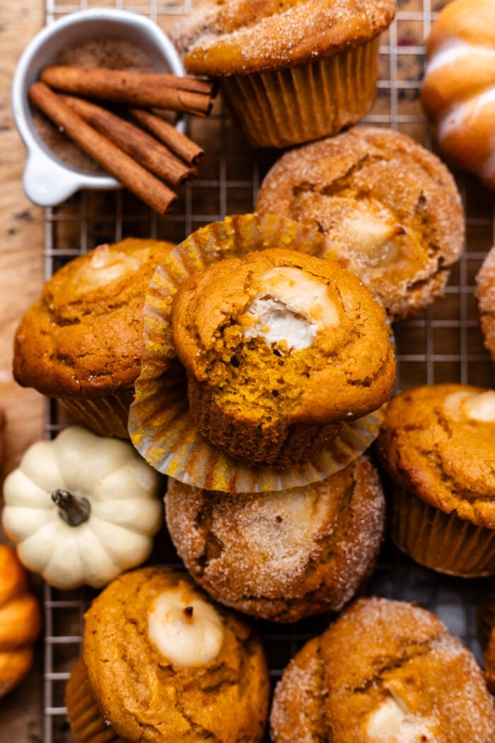 bitten vegan pumpkin muffin