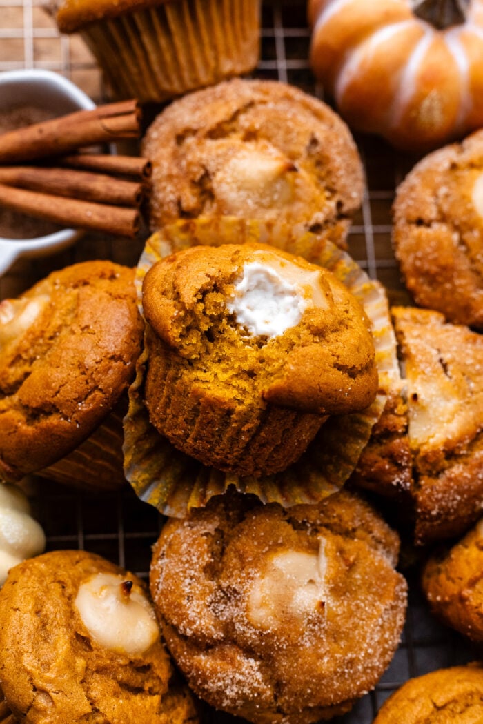 bitten vegan pumpkin muffin