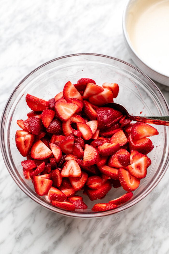 macerated strawberries