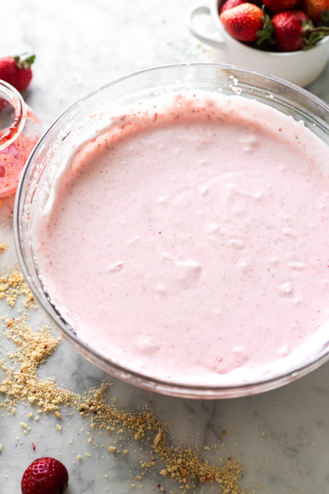 4 Ingredient Creamy Vegan Strawberry Ice Cream | The Banana Diaries