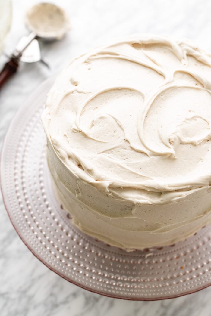 frosted cake