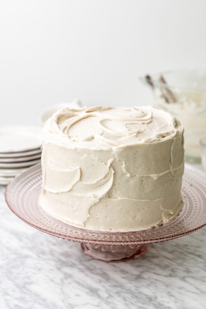 frosted cake