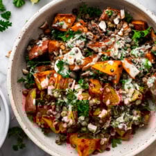 Roasted Sweet Potato Salad with Lentils-image